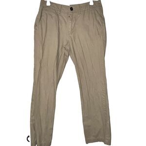 American Eagle Khaki Pants Original Straight Men's 30 X 30‎ Tan Classic Business